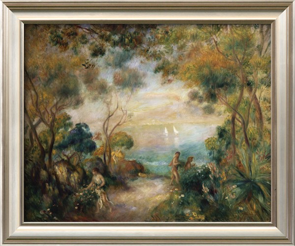 A Garden in Sorrento - Pierre Auguste Renoir Painting